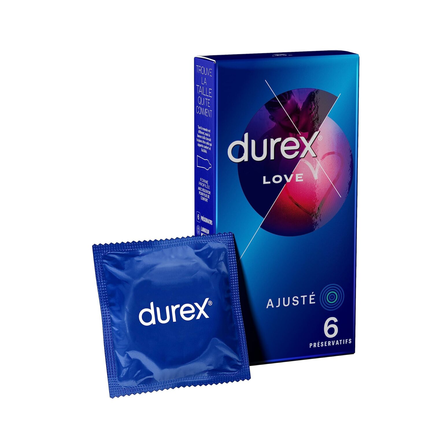 Préservatifs Durex Love - 6 pièces