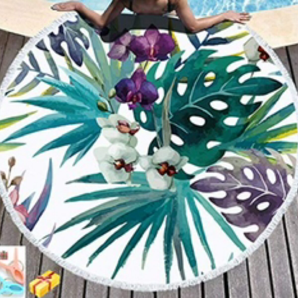 Serviettes Ronde Microfibre 150x150